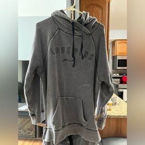 Pink / Victoria Secret hoodie and joggers gray medium